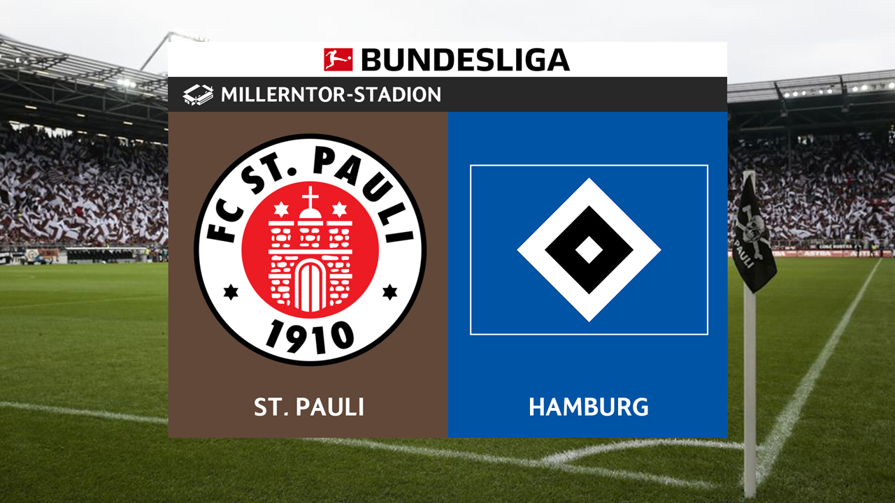 St Pauli vs Hamburg poster