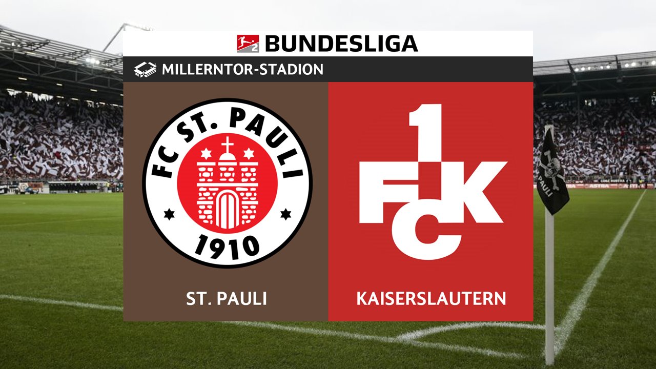 St Pauli vs Kaiserslautern poster