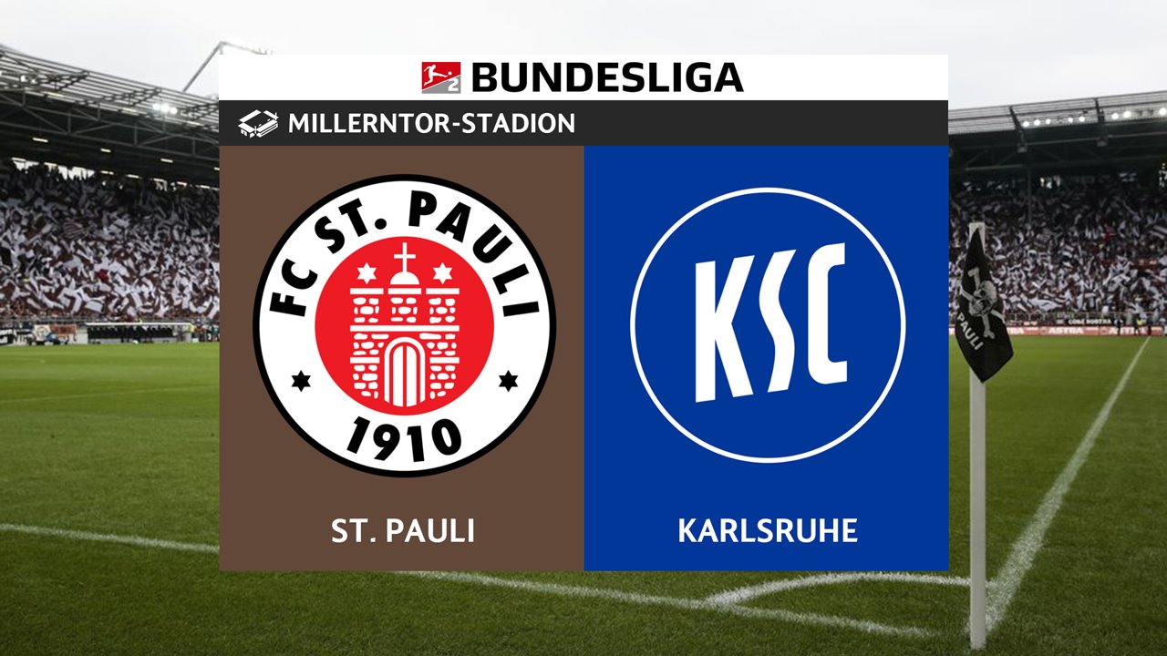 St Pauli vs Karlsruhe poster