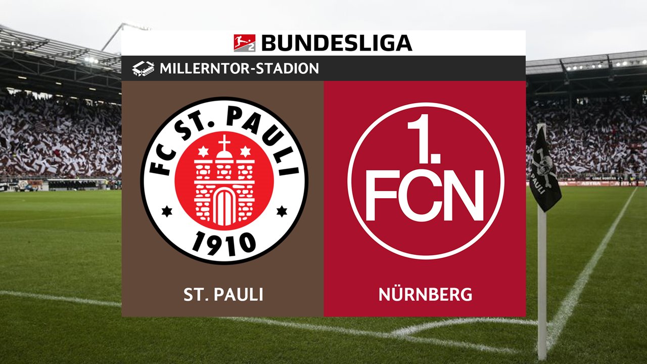 St Pauli vs Nürnberg poster