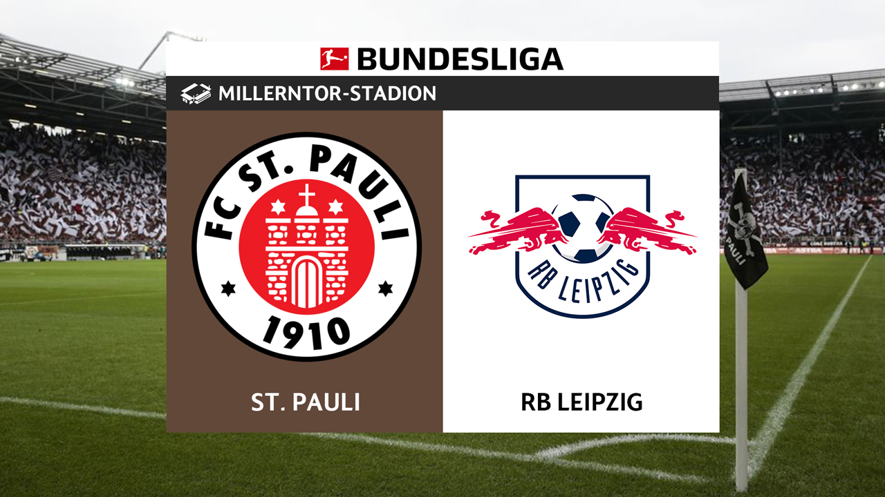 St Pauli vs RB Leipzig poster