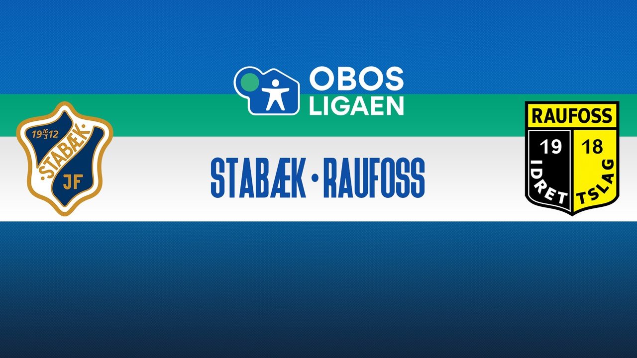 Stabæk vs Raufoss poster