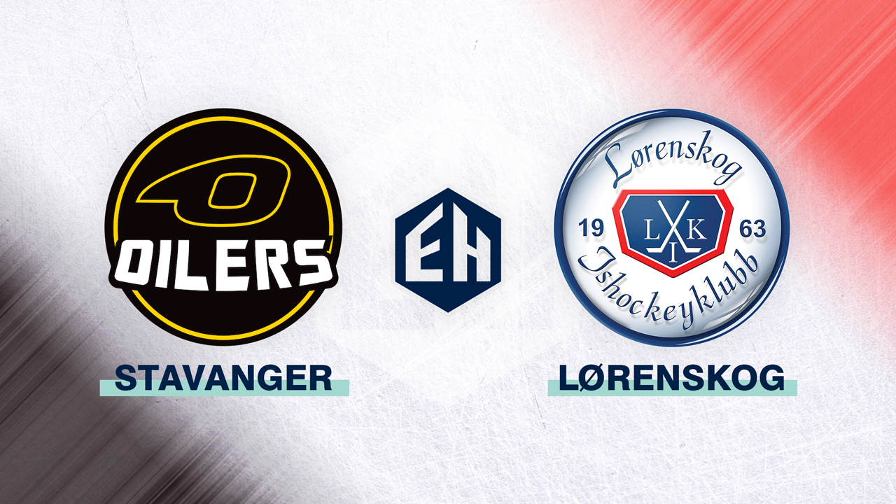 Stavanger Oilers vs Lørenskog poster