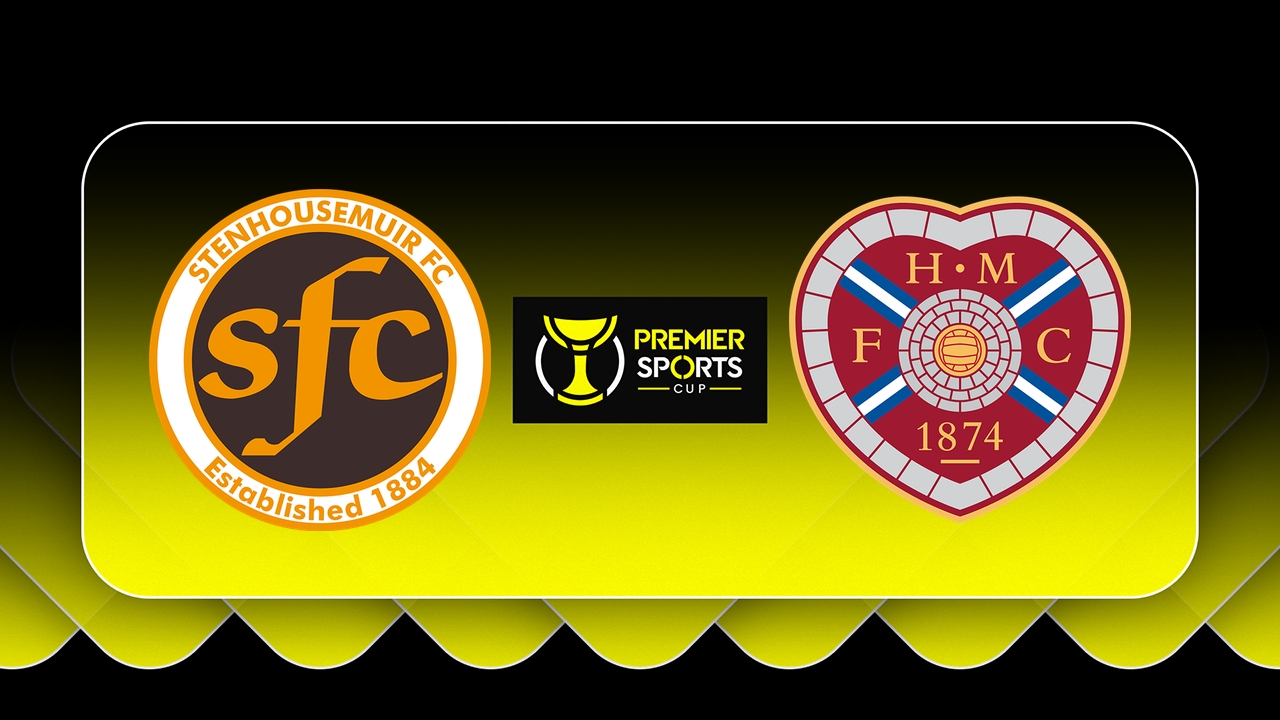 Stenhousemuir vs Heart of Midlothian poster