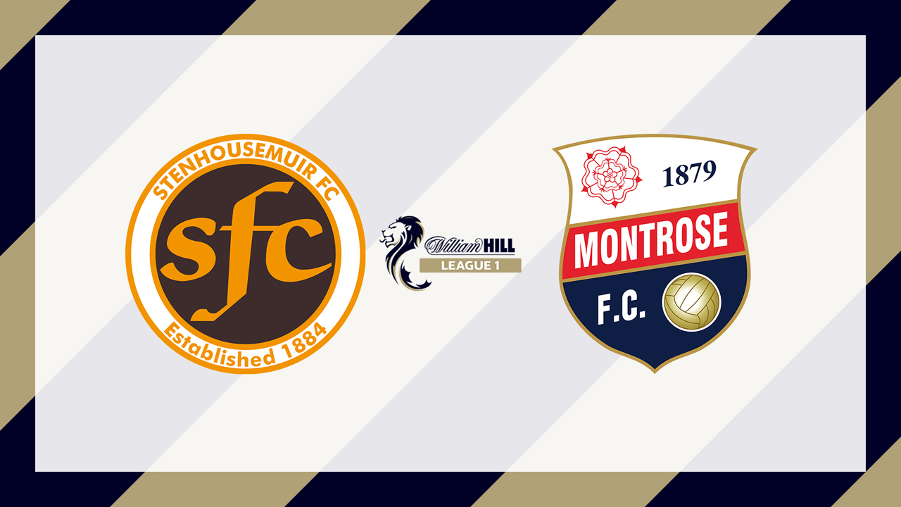 Stenhousemuir vs Montrose poster
