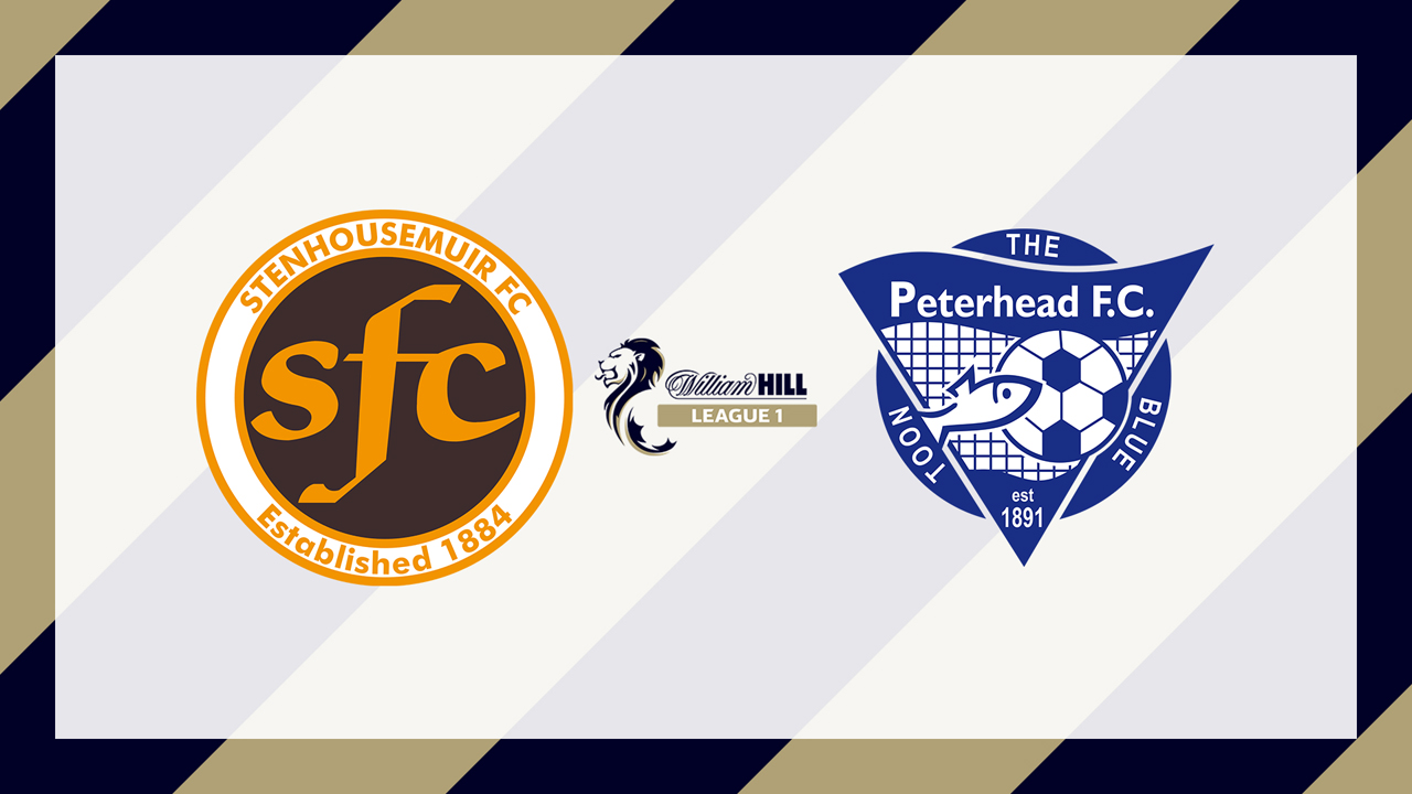 Stenhousemuir vs Peterhead poster