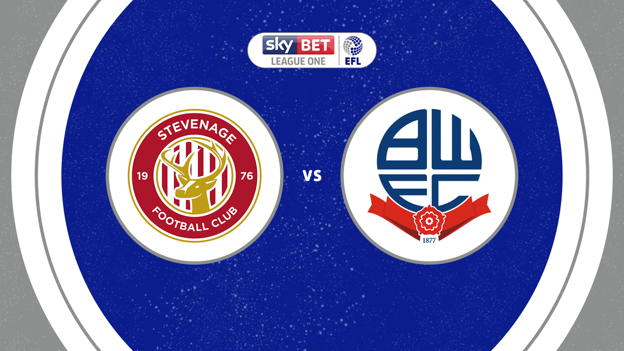 Stevenage vs Bolton Wanderers poster