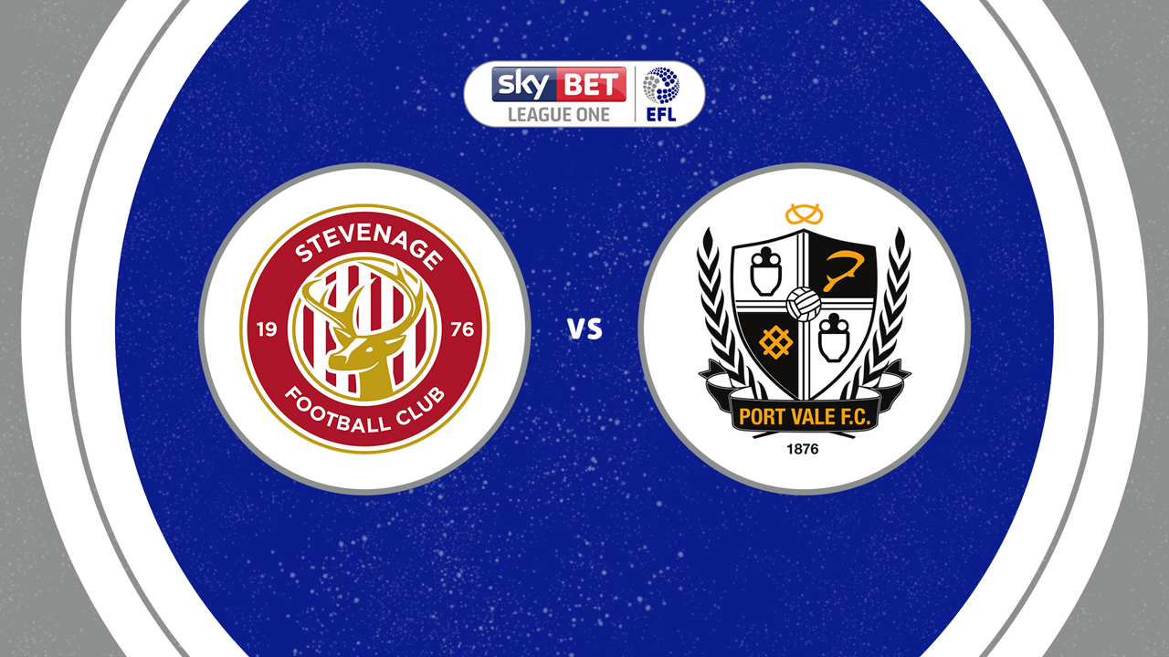 Stevenage vs Port Vale poster