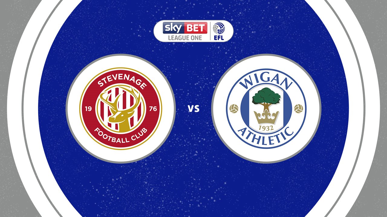 Stevenage vs Wigan Athletic poster