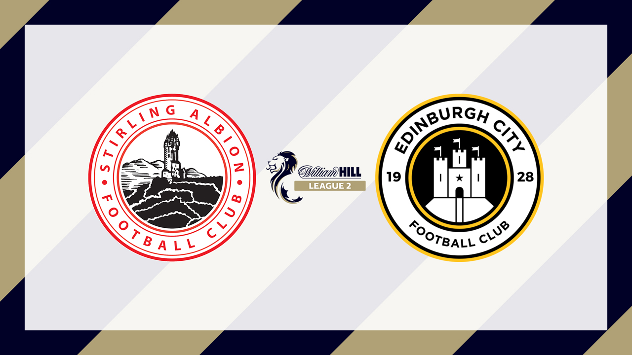 Stirling Albion vs Edinburgh City poster