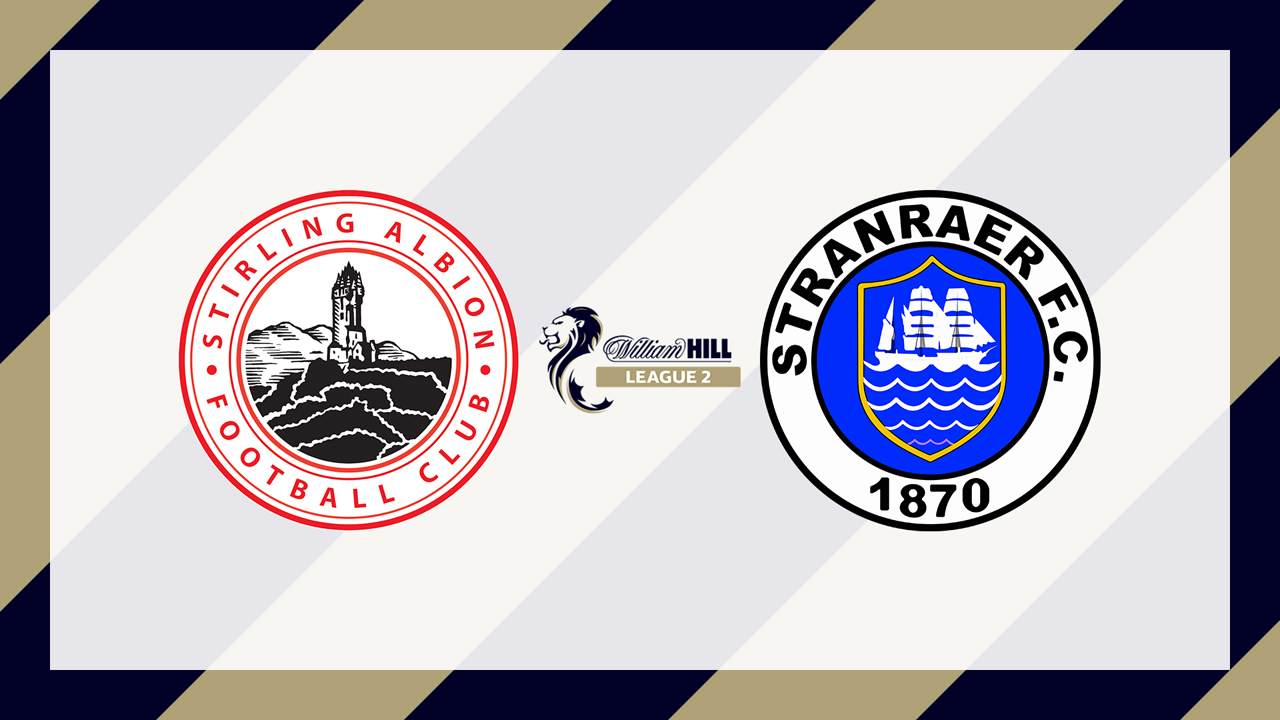 Stirling Albion vs Stranraer poster