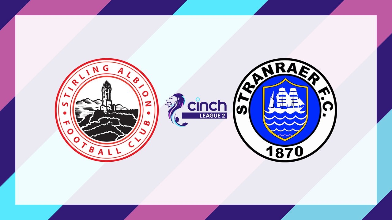 Stirling Albion vs Stranraer poster