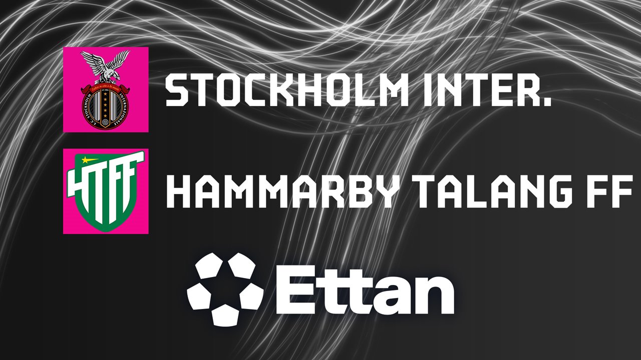 Stockholm Internazionale vs Hammarby Talang poster