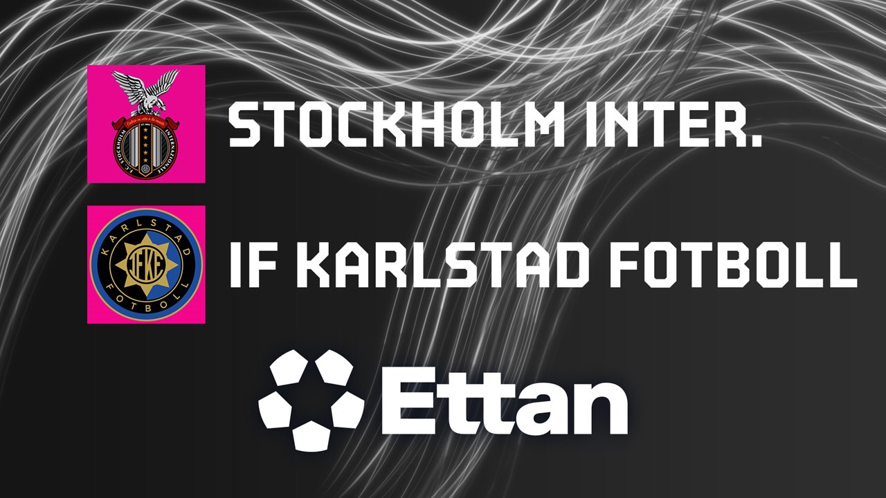 Stockholm Internazionale vs Karlstad poster