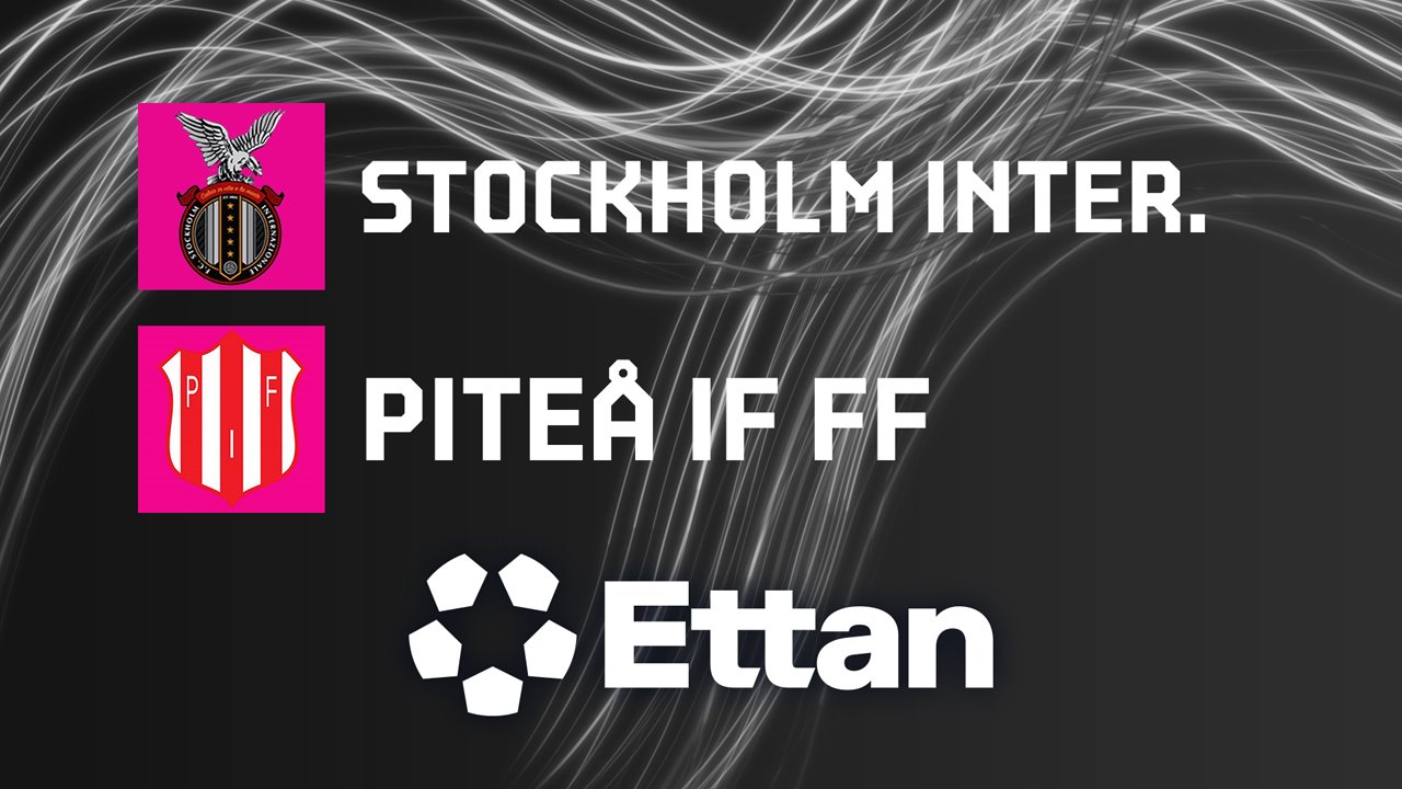 Stockholm Internazionale vs Piteå poster