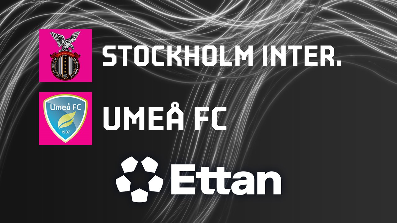 Stockholm Internazionale vs Umeå poster