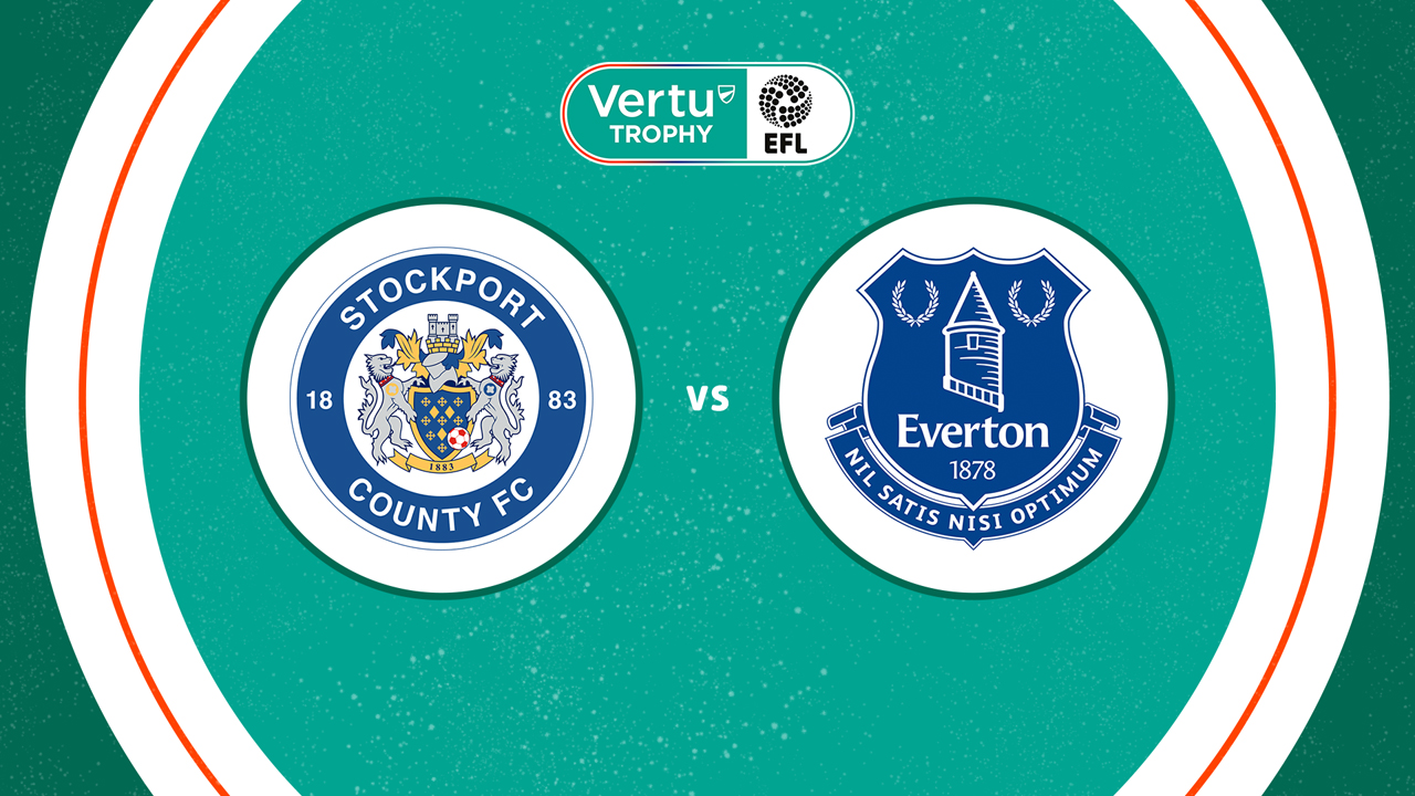 Stockport County vs Everton U21 poster