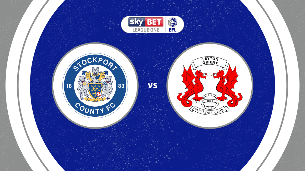 Stockport County vs Leyton Orient poster