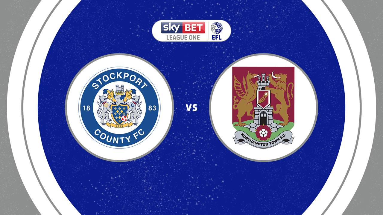 Stockport County vs Northampton Town poster