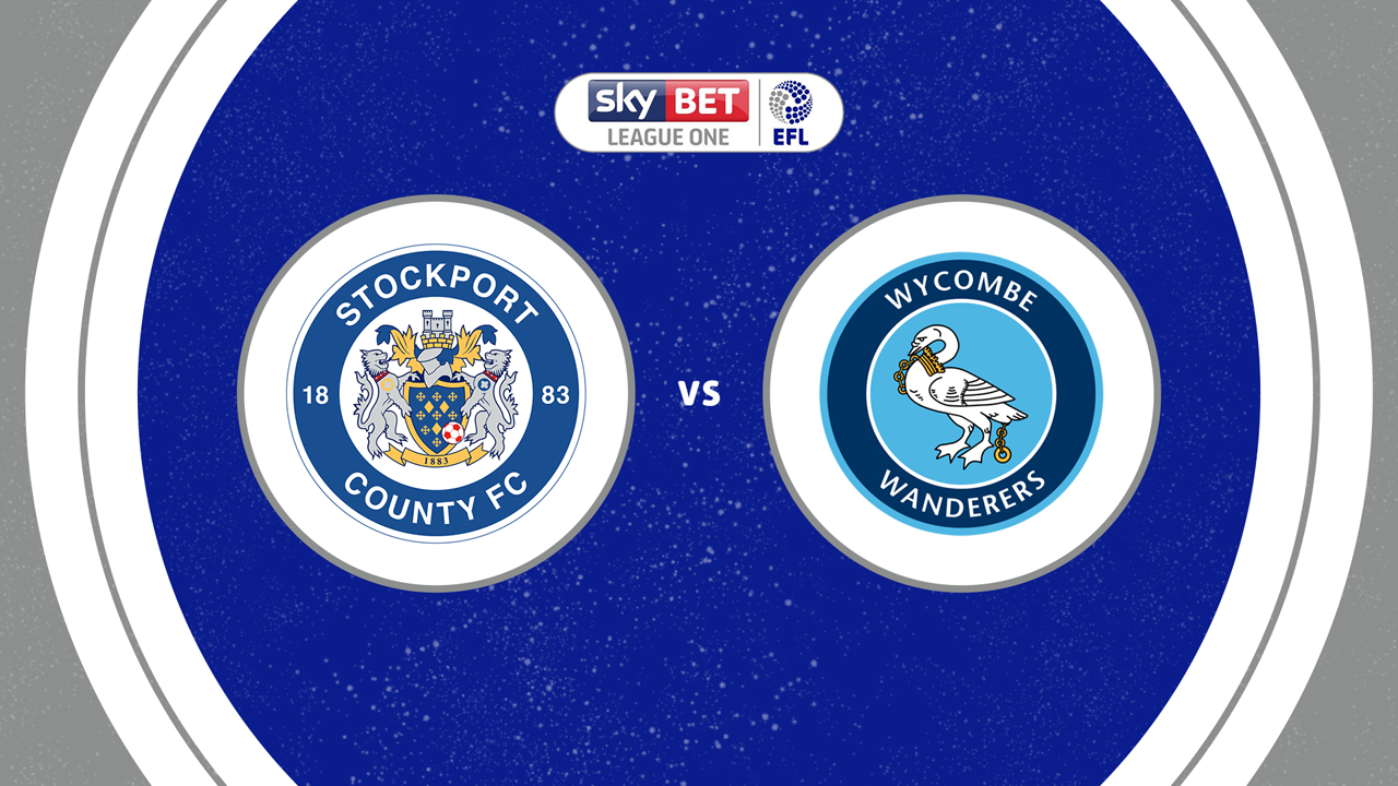 Stockport County vs Wycombe Wanderers poster