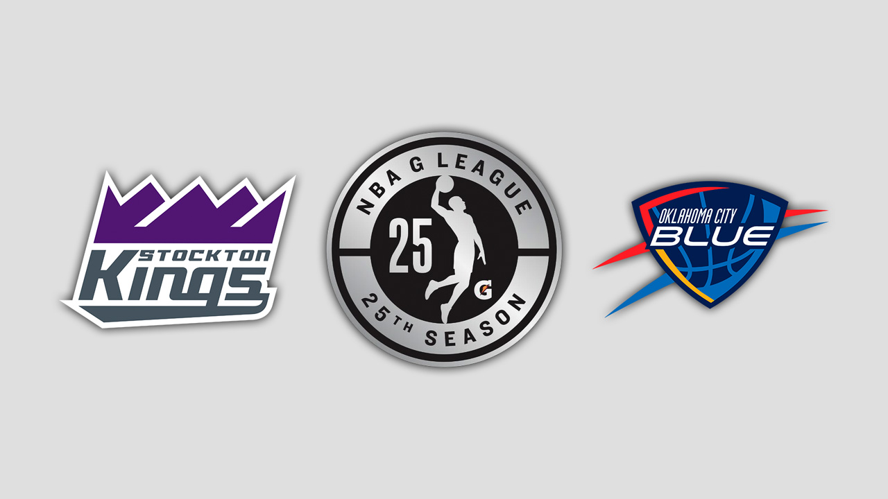 Stockton Kings vs Oklahoma City Blue poster