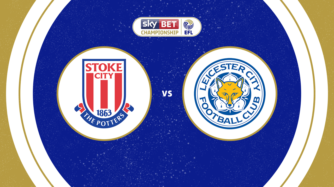 Stoke City vs Leicester City poster