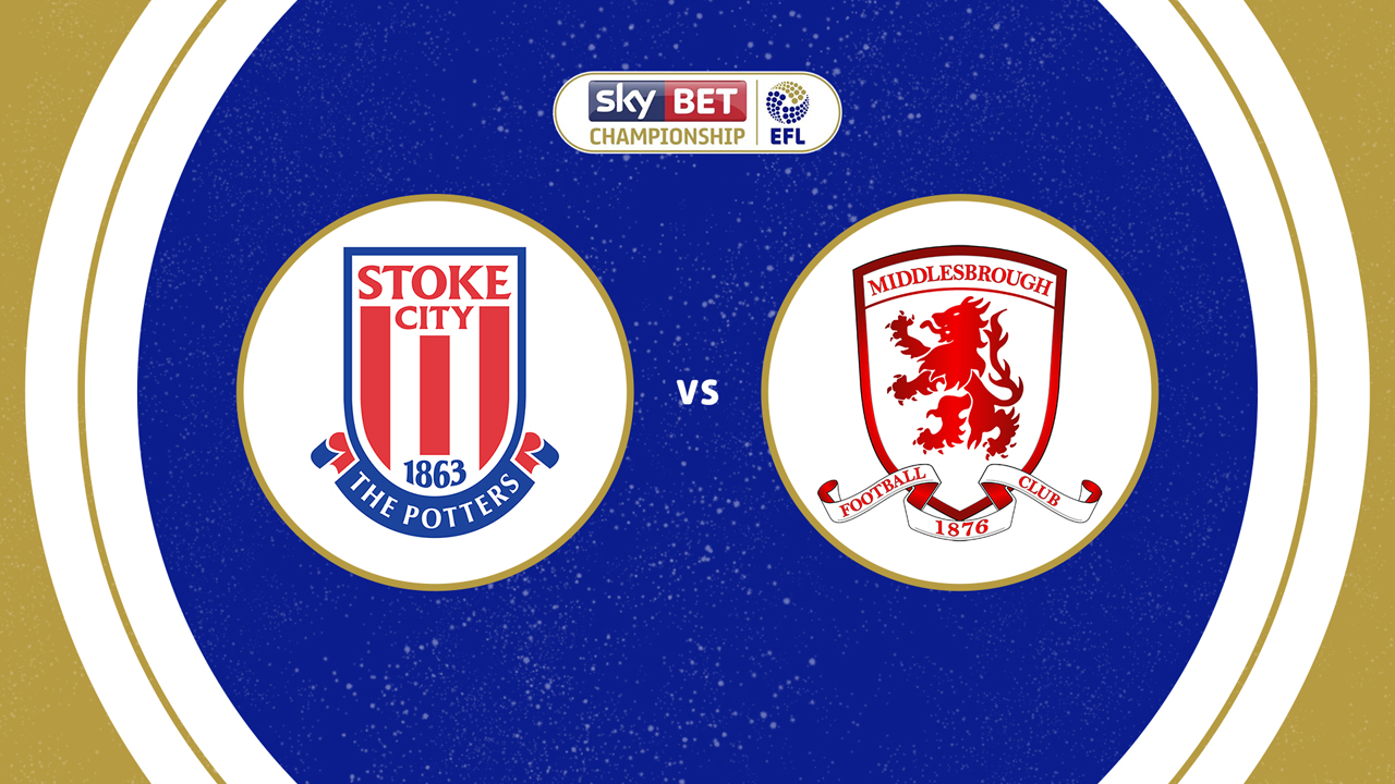 Stoke City vs Middlesbrough poster