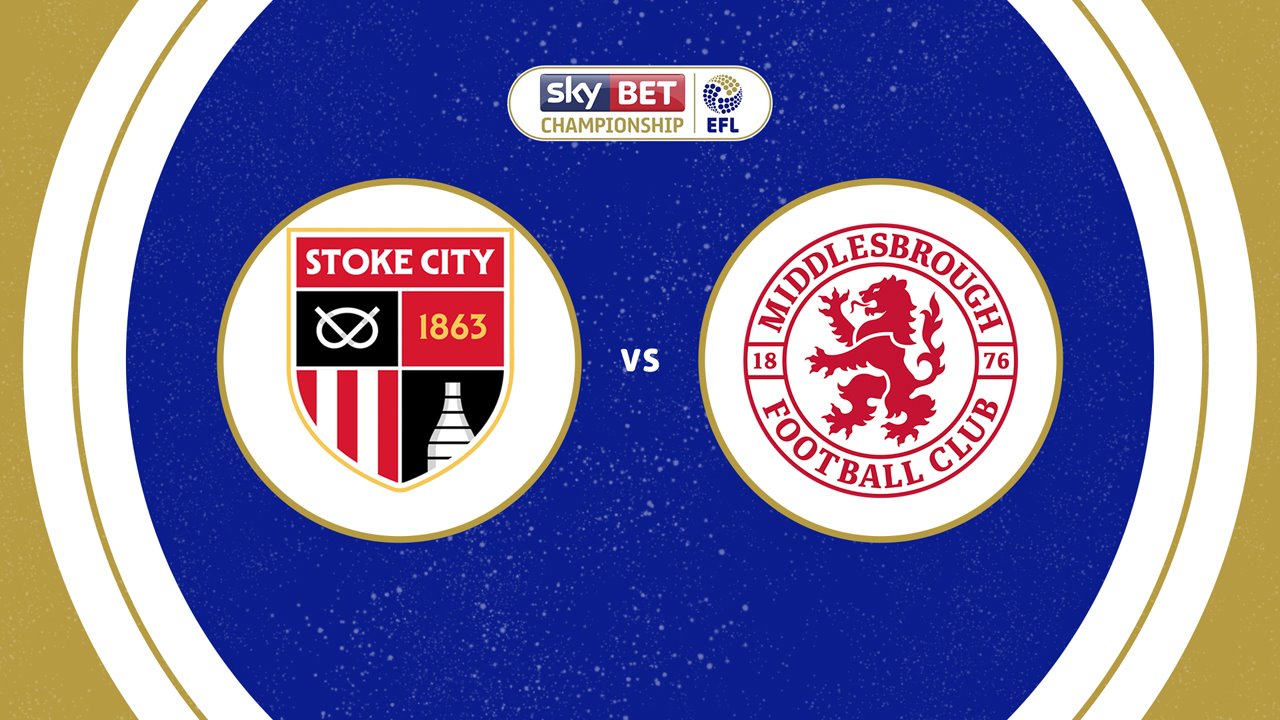 Stoke City vs Middlesbrough poster