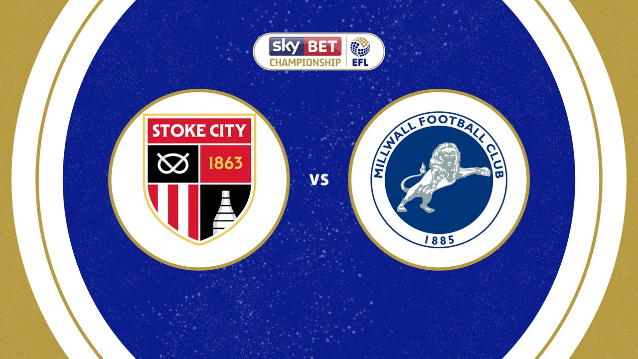 Stoke City vs Millwall poster