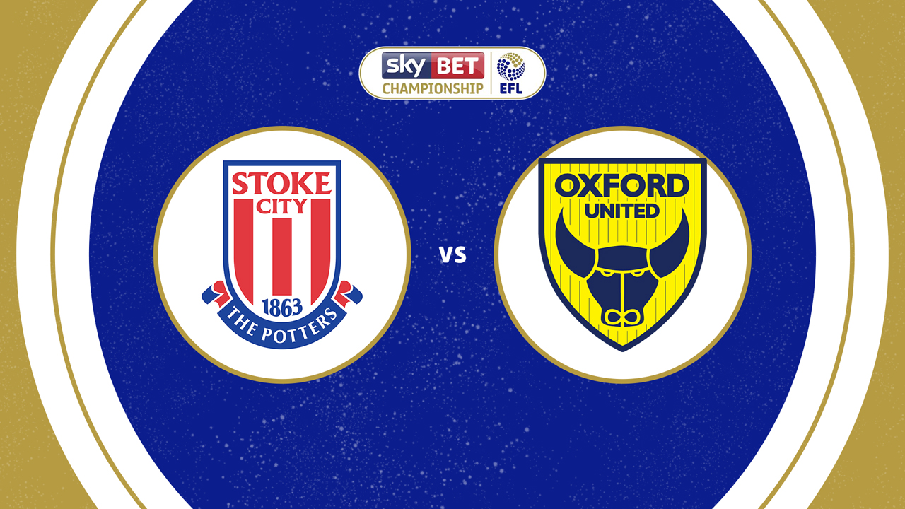 Stoke City vs Oxford United poster