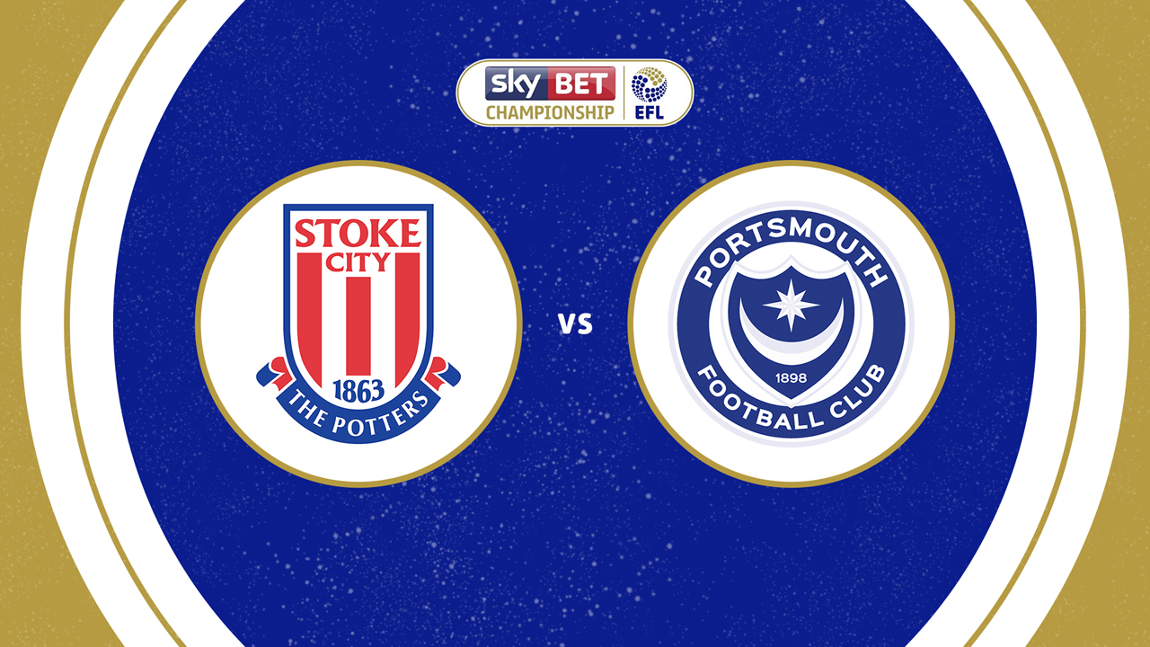 Stoke City vs Portsmouth poster