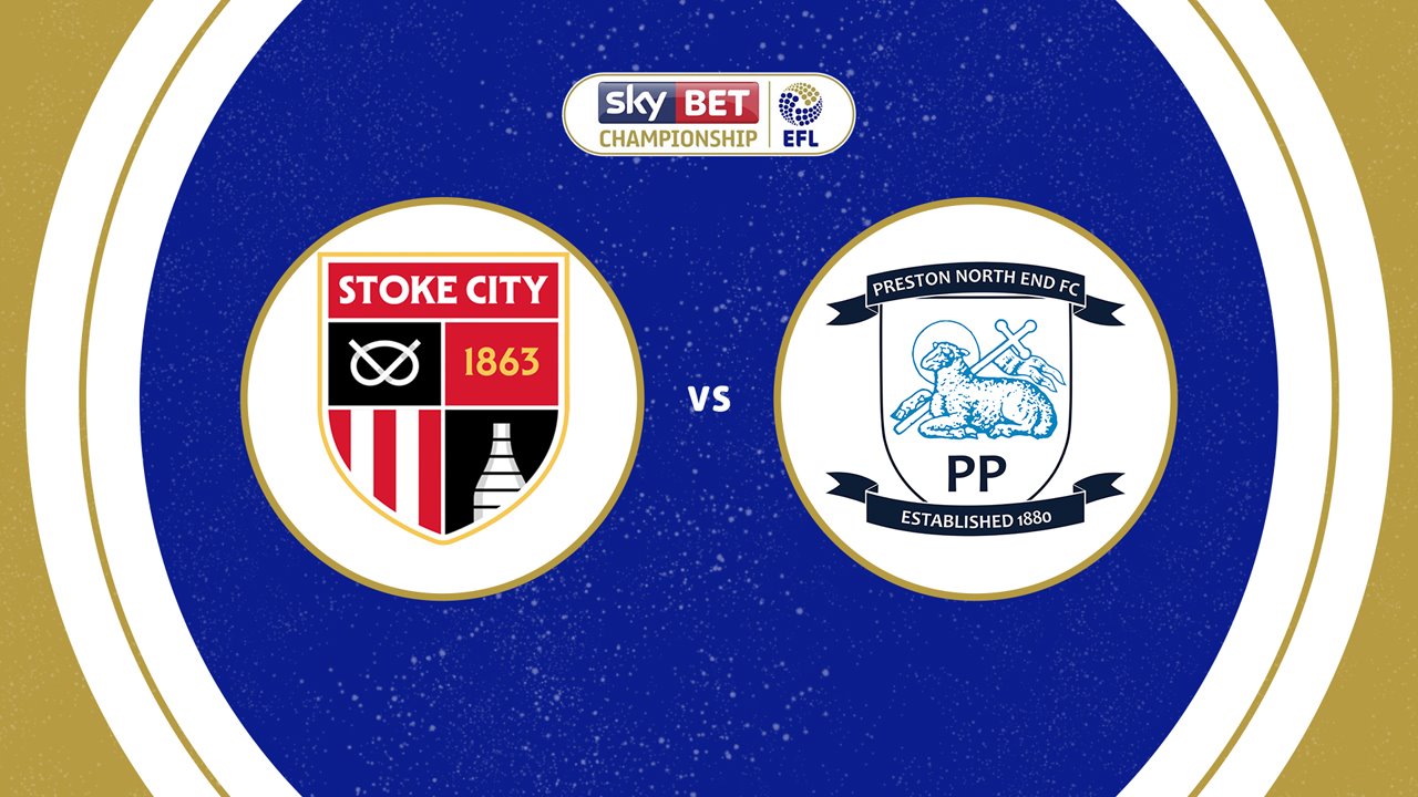 Stoke City vs Preston North End poster