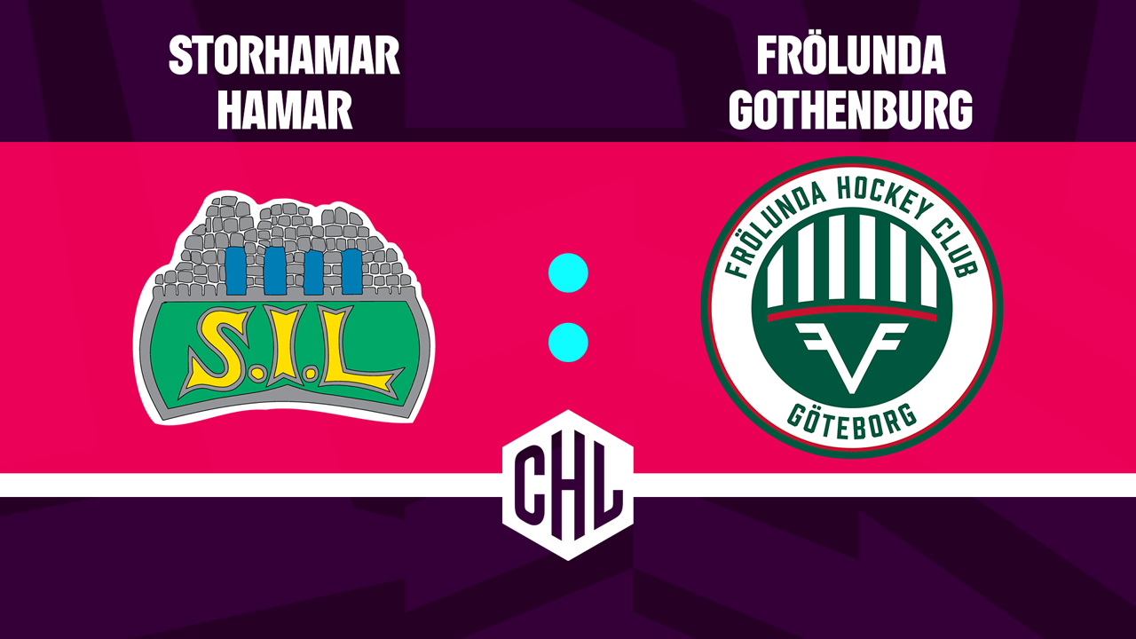 Storhamar vs Frölunda HC poster
