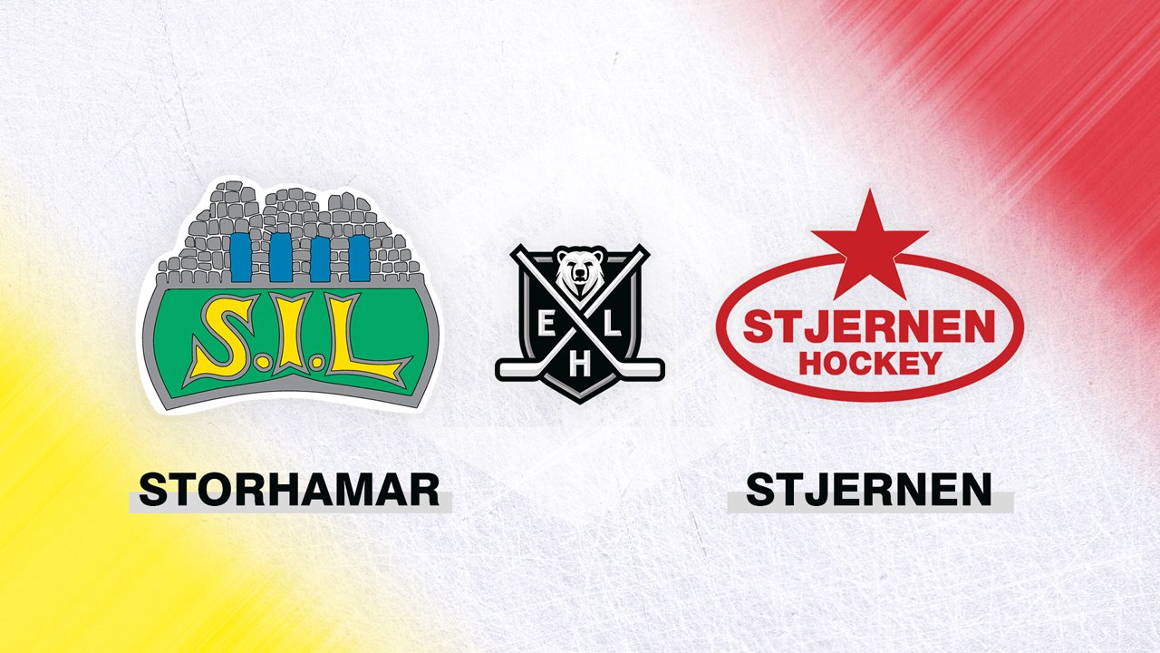 Storhamar vs Stjernen poster