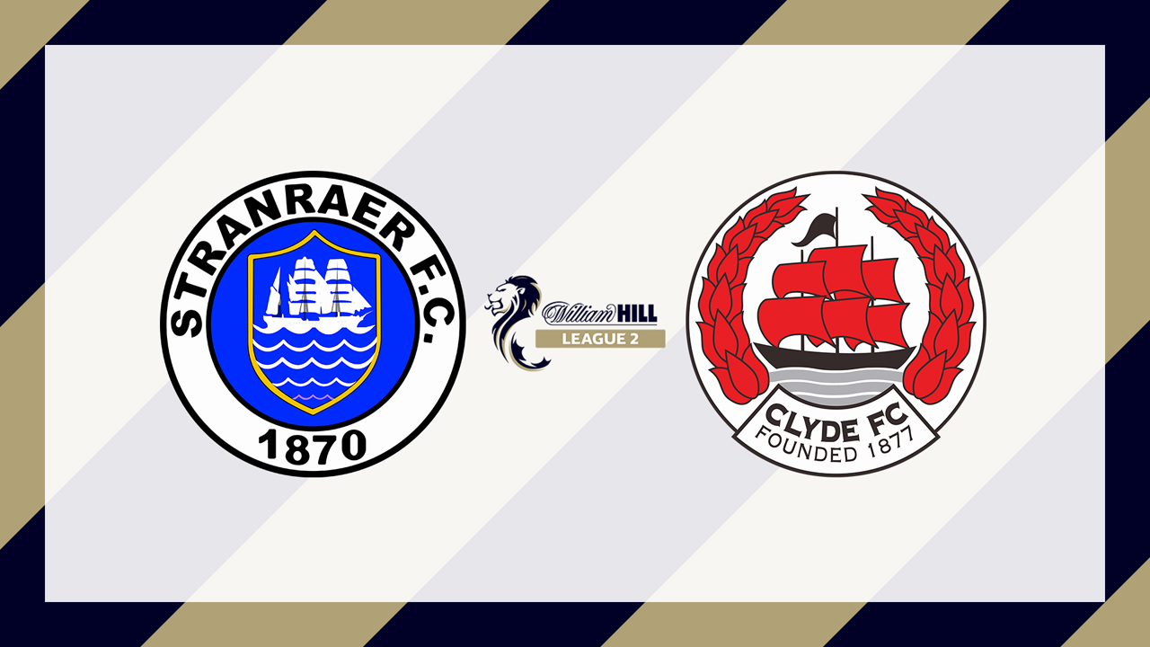 Stranraer vs Clyde poster