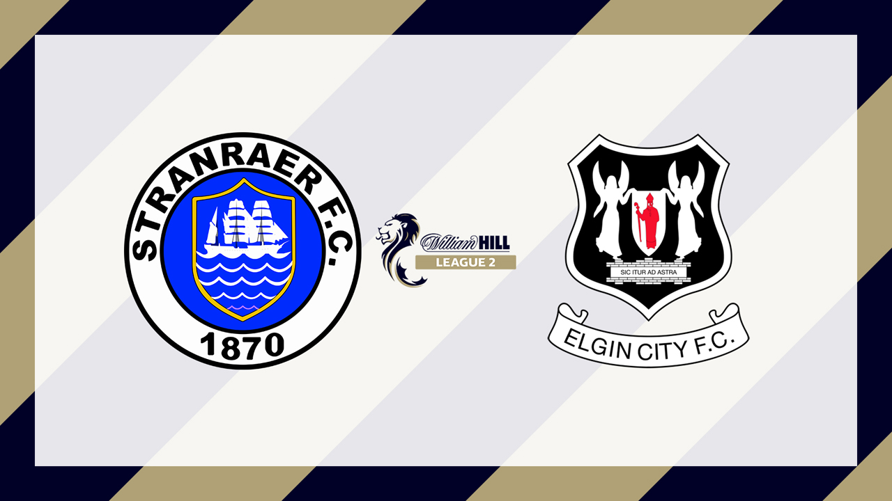 Stranraer vs Elgin City poster