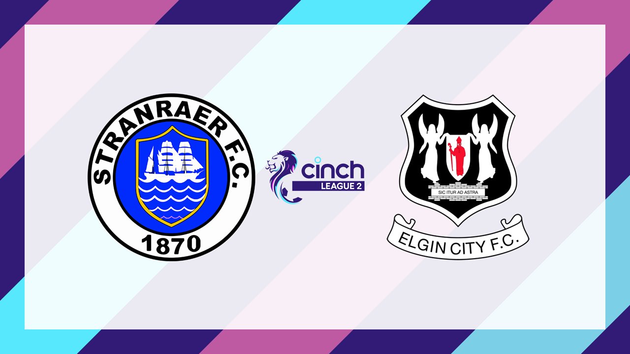 Stranraer vs Elgin City poster