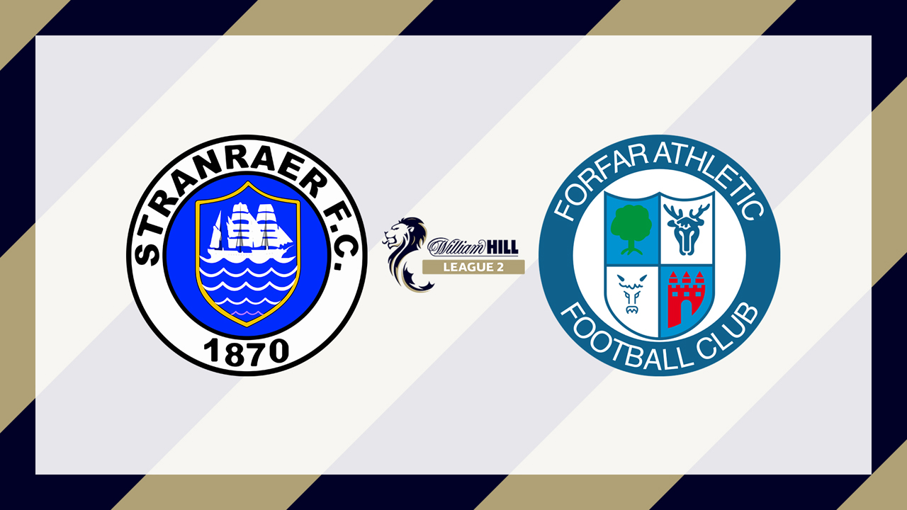 Stranraer vs Forfar Athletic poster