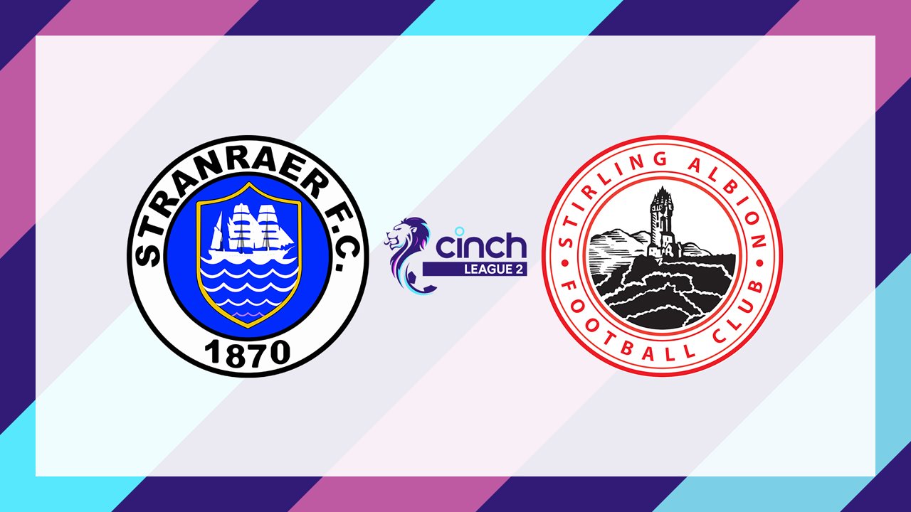 Stranraer vs Stirling Albion poster