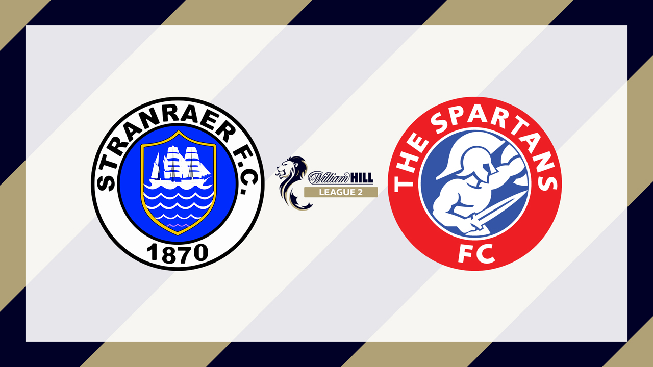Stranraer vs The Spartans poster