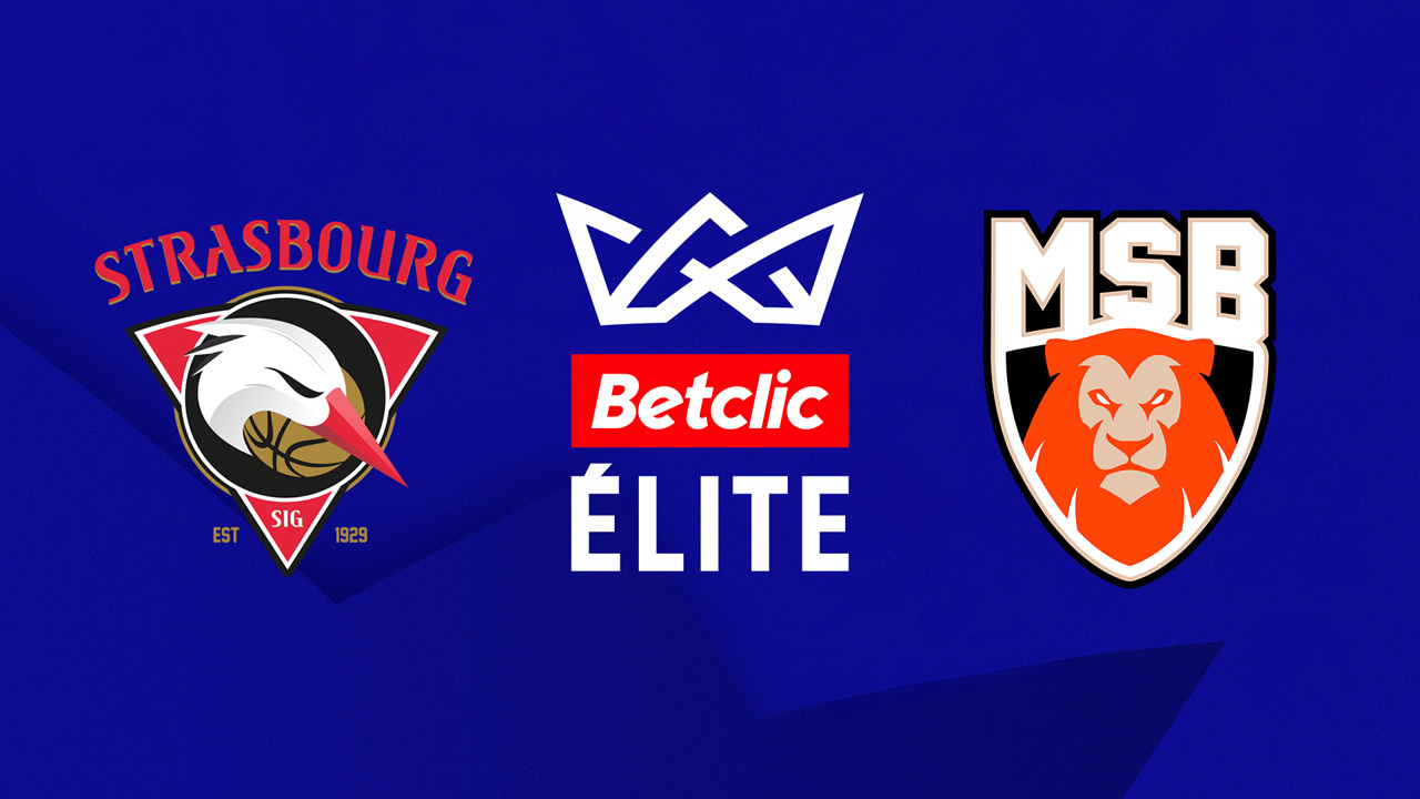 Strasbourg vs Le Mans Sarthe Basket poster