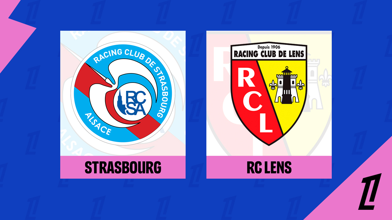 Strasbourg vs Lens poster