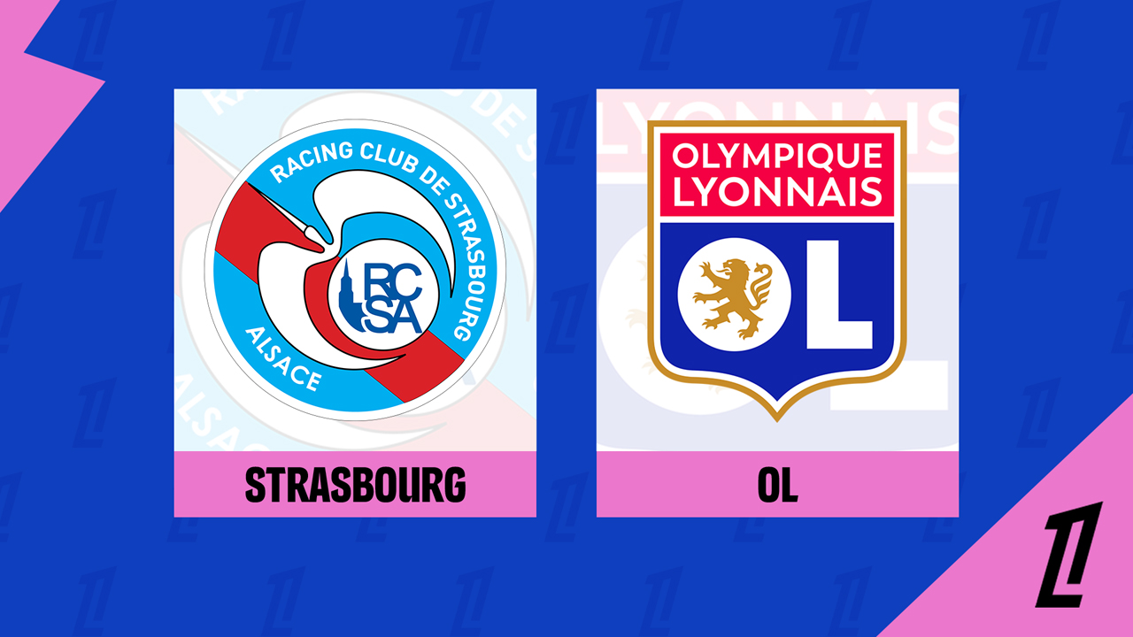 Strasbourg vs Lyon poster