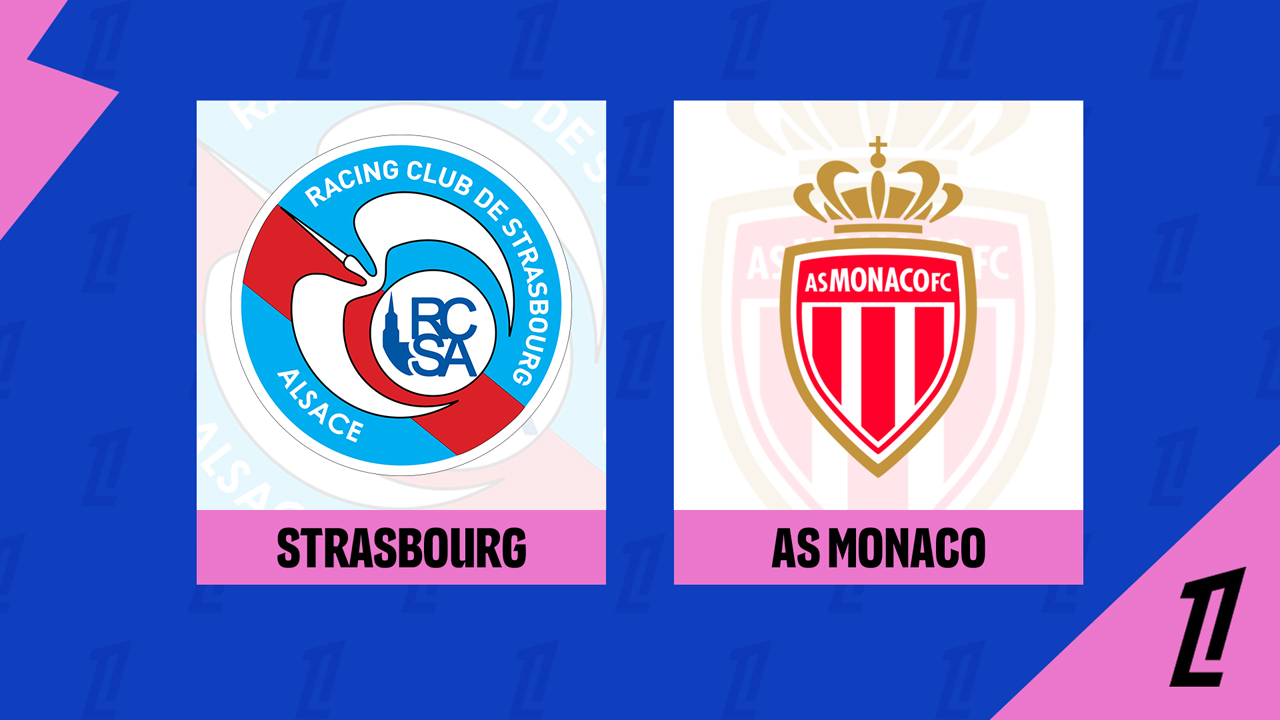 Strasbourg vs Monaco poster