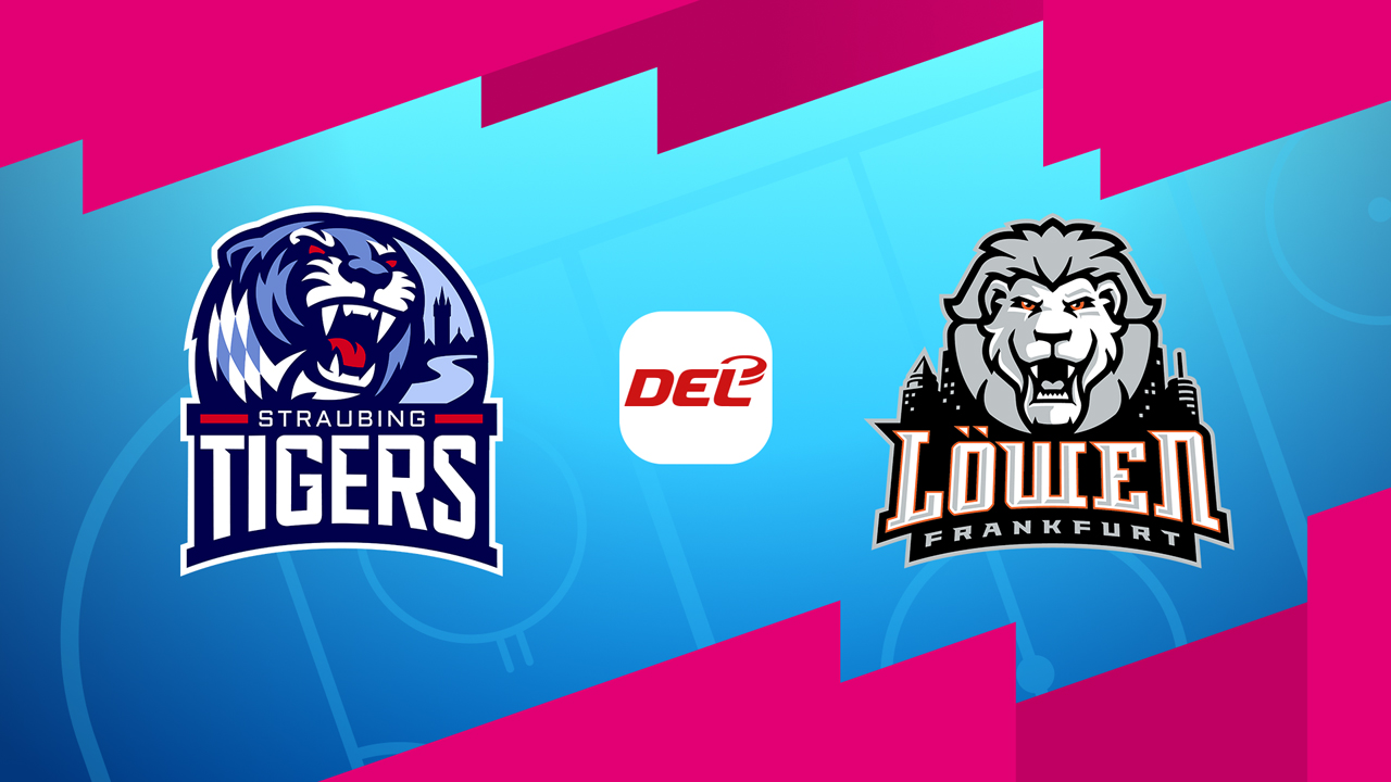 Straubing Tigers vs Löwen Frankfurt poster