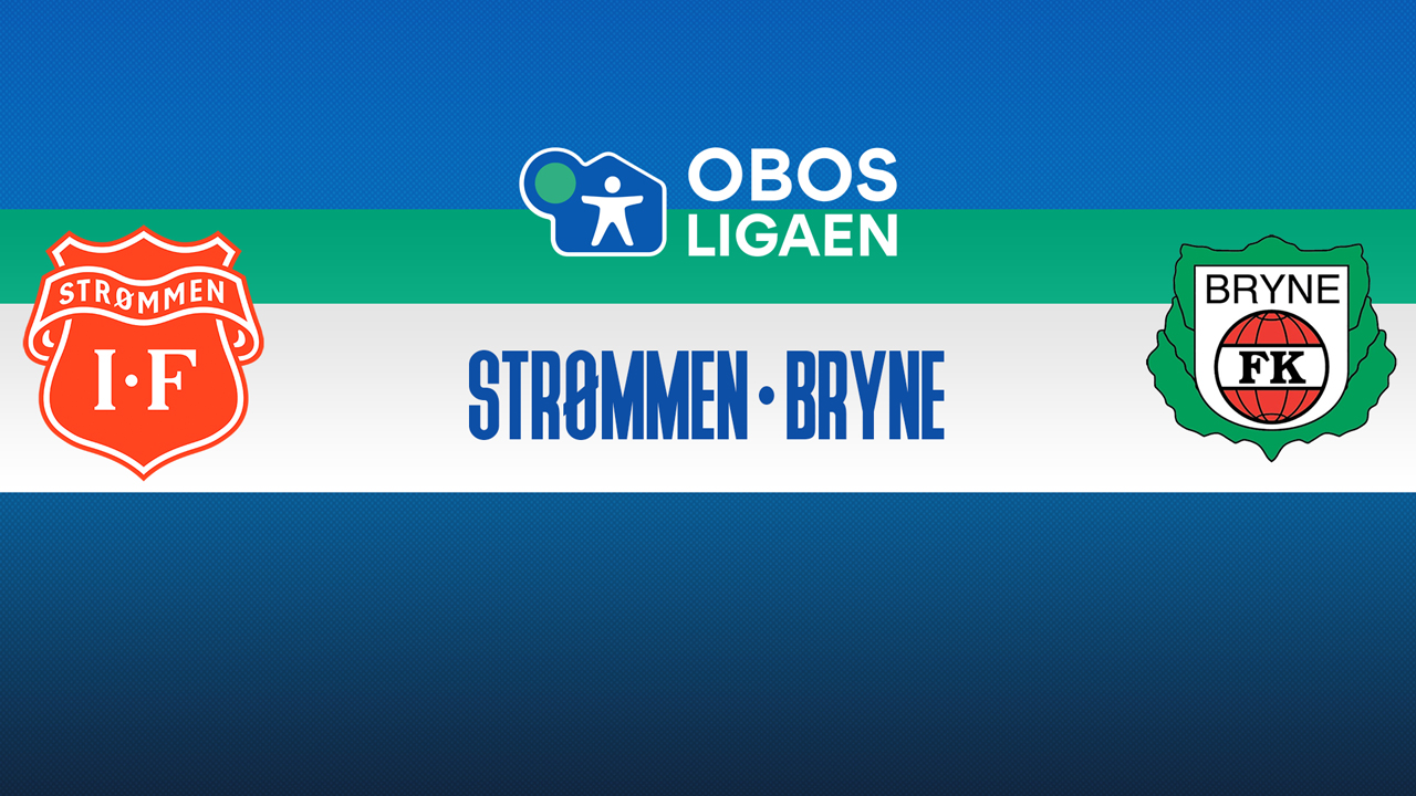 Strømmen vs Bryne poster