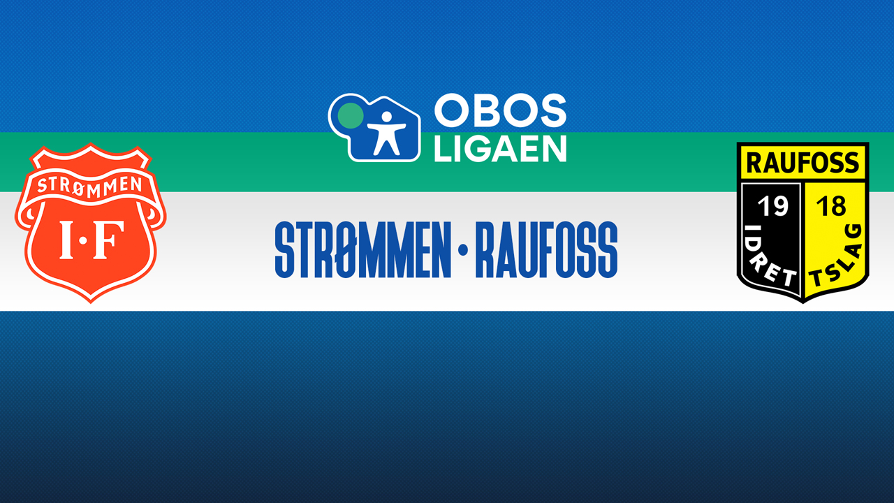 Strømmen vs Raufoss poster