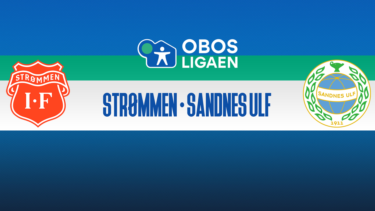 Strømmen vs Sandnes Ulf poster