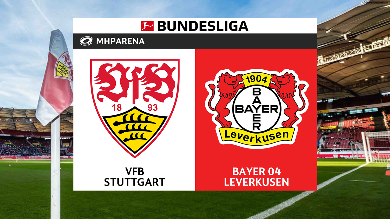 Stuttgart vs Bayer Leverkusen poster