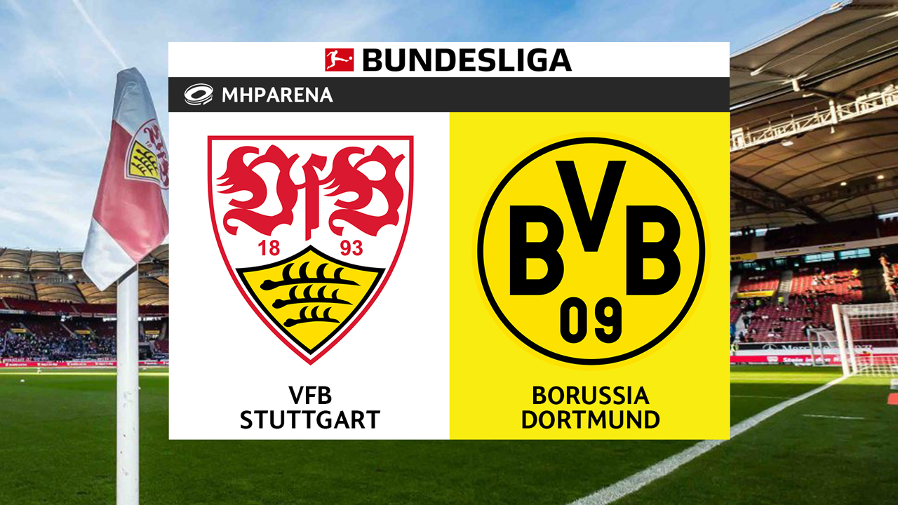 Stuttgart vs Borussia Dortmund poster